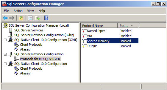 Server configuration. Поднять сервер SQL. IGP Manager шины.